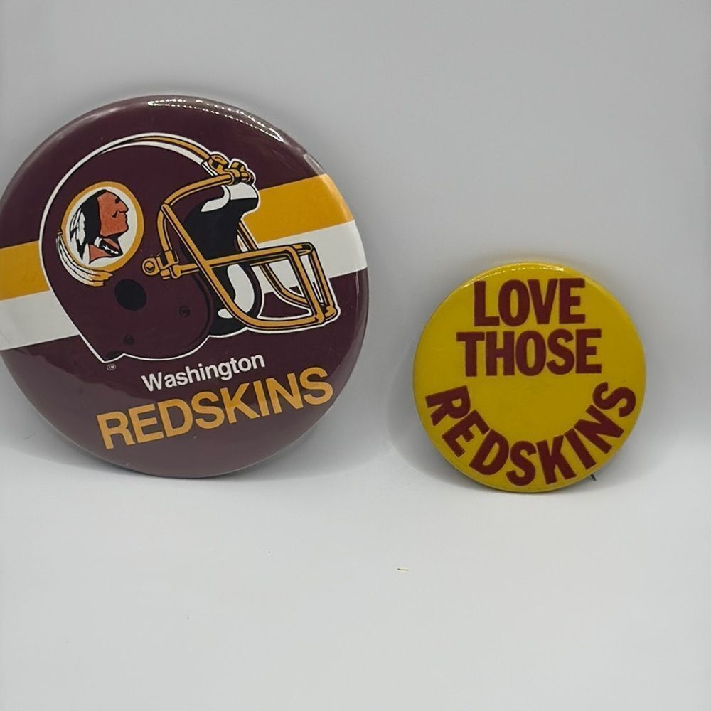 Washington Redskins Vintage Button Set